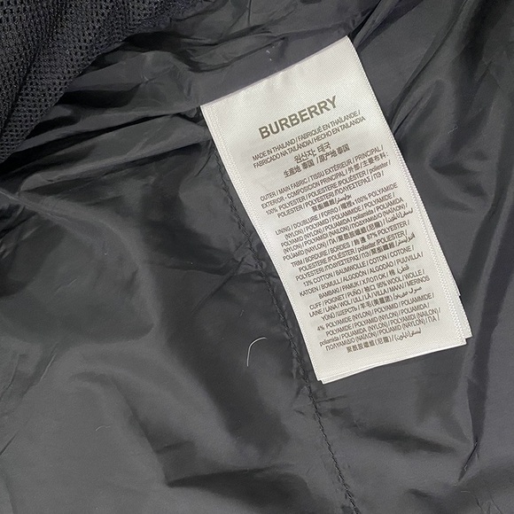 BURBERRY Brown Check Hooded Down Jacket - Picture 9 of 14
